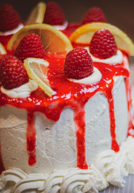 Colorful Twist Of Lemon Raspberry Cake Sweeten Up Your Day 